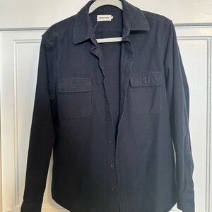 Taylor Stitch Navy Button-Up Shirt size 38